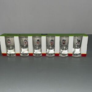 Kieliszki 6 PC Shot Glass Set 25 ML Glasses Barware New Unused